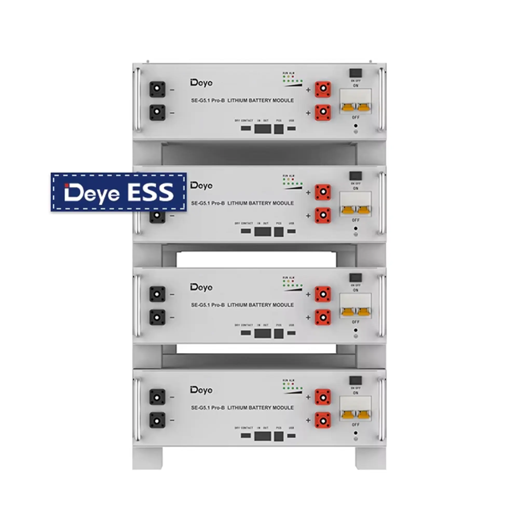 Аккумуляторная батарея DEYE SE-G5.1 Pro-B LV 51.2V 100AH 5.12kWh LiFePO4 - Фото 5