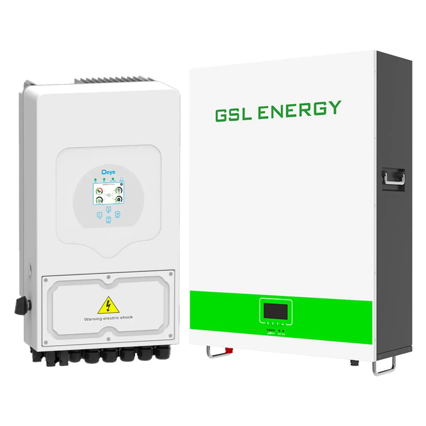Система зберігання енергії DEYE SUN-6K-SG03LP1-EU-1GS5.1K-LFP-W 6kW 5.12kWh 1BAT LiFePO4 6500 циклів - Фото 1
