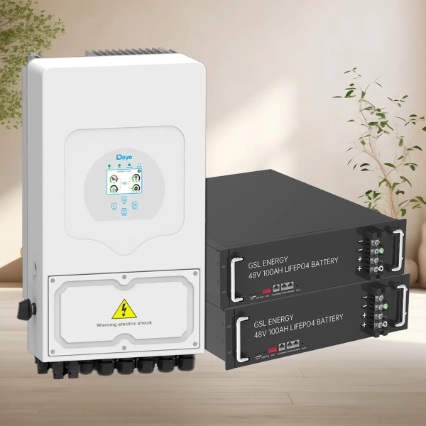 Система зберігання енергії DEYE SUN-6K-SG03LP1-EU-2GS9.6K-LFP 6kW 9.6kWh 2BAT LiFePO4 6500 циклів - Фото 2