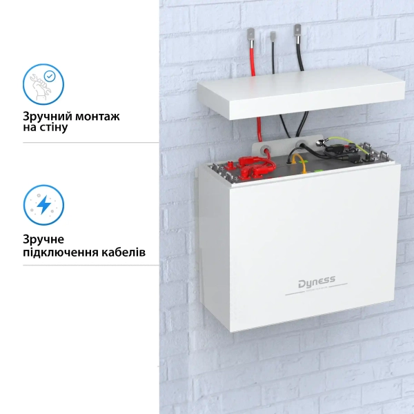 Акумуляторний модуль Dyness BOX 2xB4850 48V 100Ah 4.8kWh LiFePo4 (2xB4850) - Фото 3