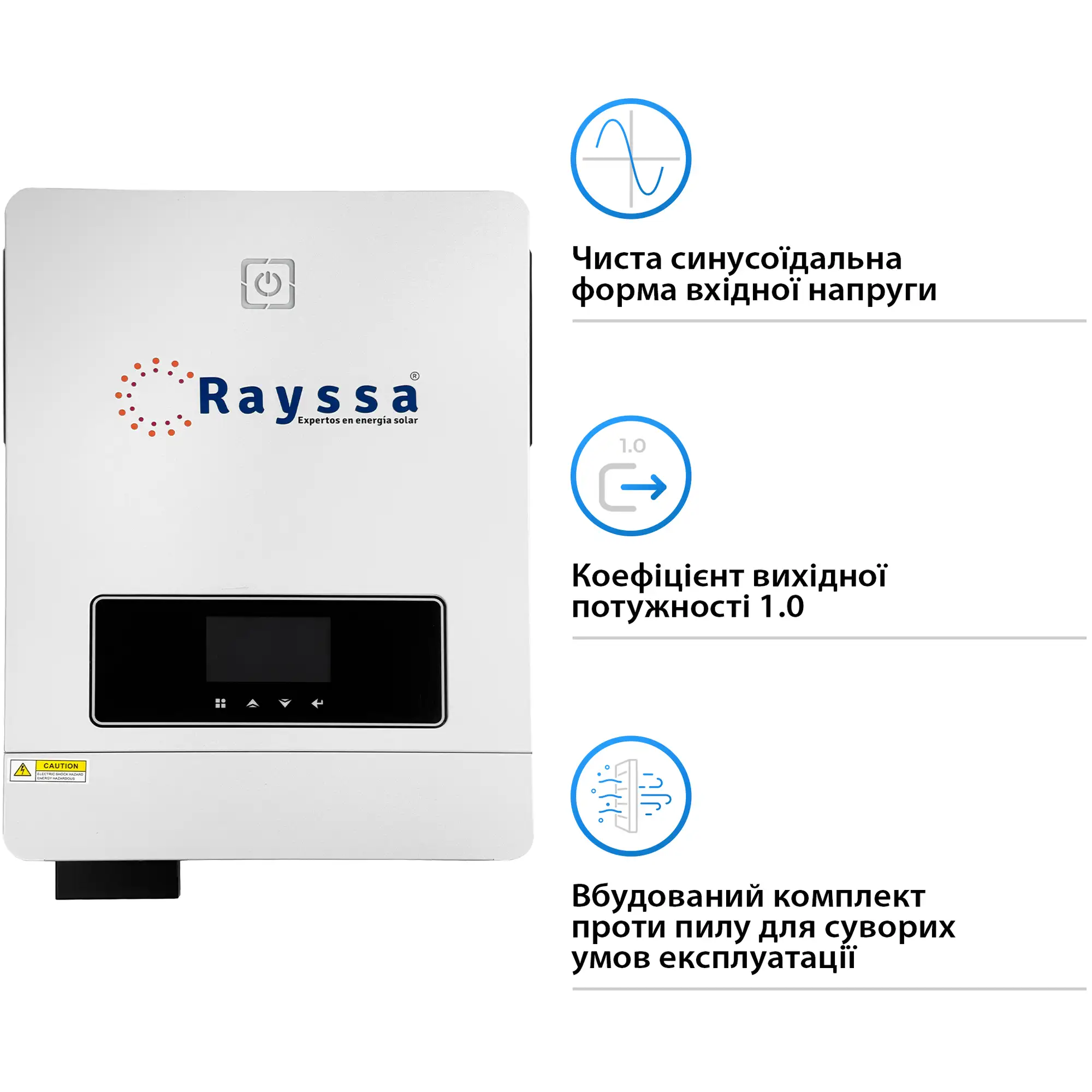 Купити Гібридний інвертор Rayssa MAX 8.2KW 48V 2 MPPT 220V Однофазний (MAX8.2kW) - фото 5