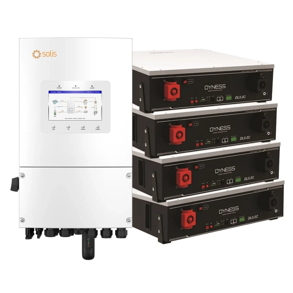 Система зберігання енергії Solis S6-EH1P8K-L-PLUS-LDY20.48K1-LFP 8kW 20.48kWh 4BAT LiFePO4 6000 циклів - Фото 1