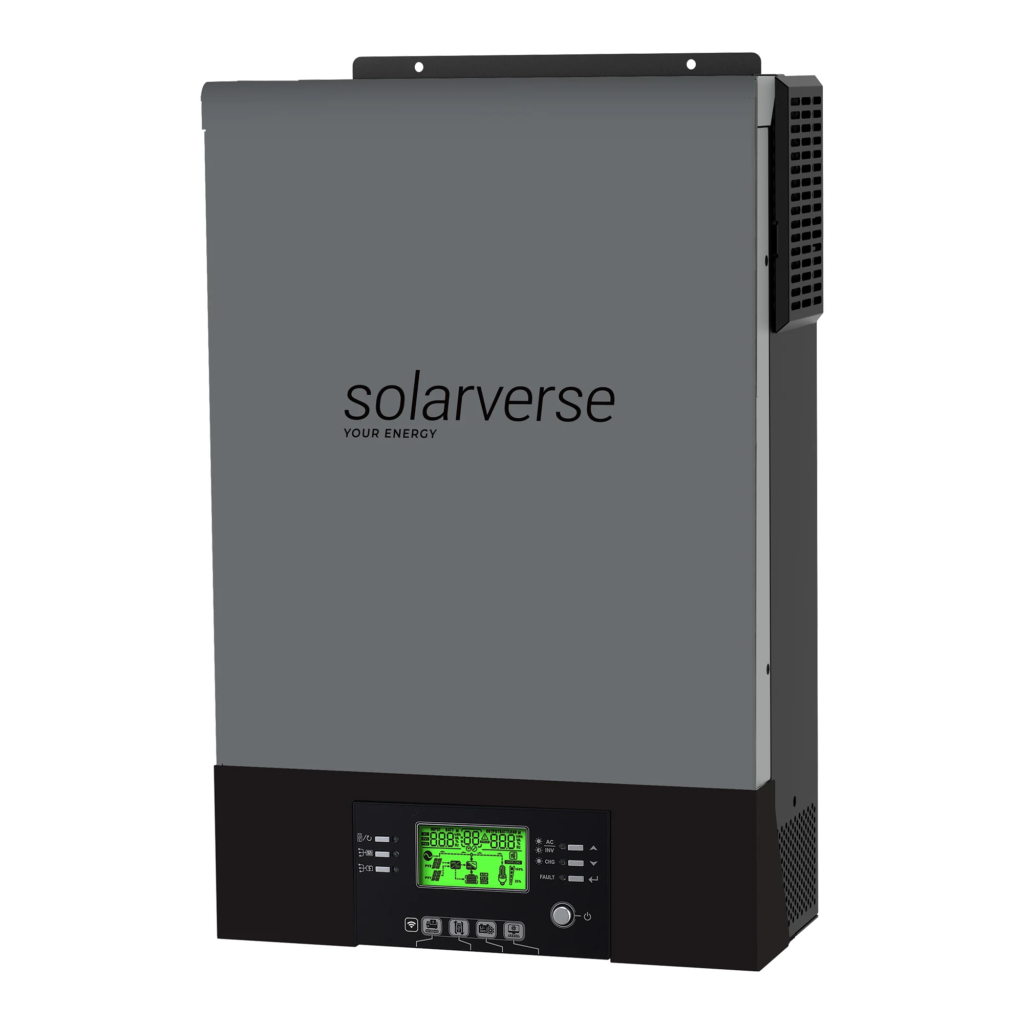 Гібридний інвертор Solarverse Flash 6kW 48V 1 MPPT 220V Однофазний (SV6048FH) - Фото 1