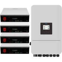 Система хранения энергии Solarverse SUN-14K-SG05LP3-EU-4DY20.48K-LFP-W 14kW 20.48kWh 4BAT LiFePO4 6000 циклов - Фото 1