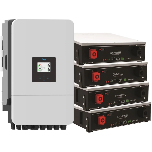 Система хранения энергии Solarverse SUN-14K-SG05LP3-EU-4DY20.48K-LFP-W 14kW 20.48kWh 4BAT LiFePO4 6000 циклов - Фото 2