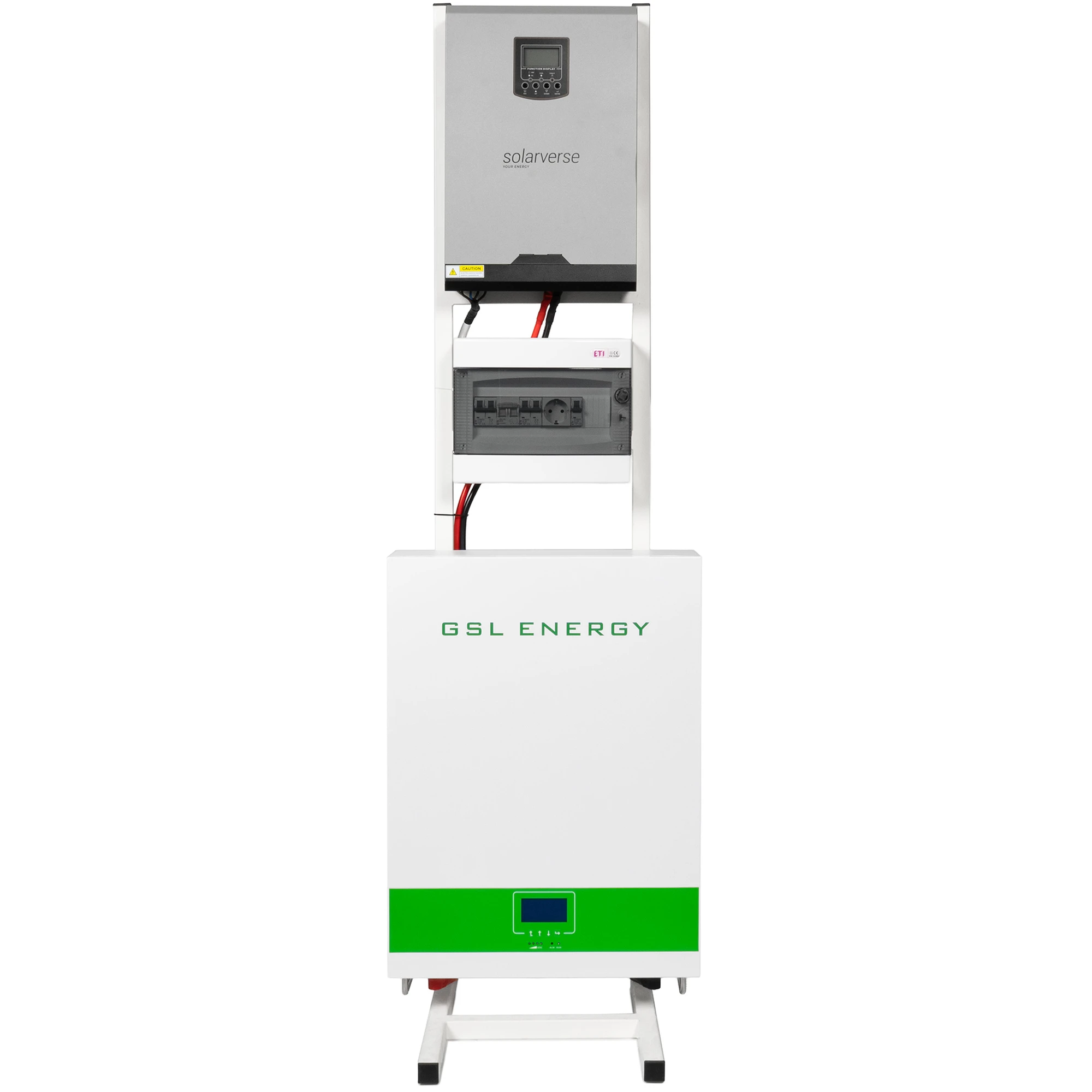 Система зберігання енергії Solarverse SVP24-1SV3K1-LGS5.12K2-1 3kW 5.12kWh 1BAT LiFePO4 6500 циклів - Фото 1