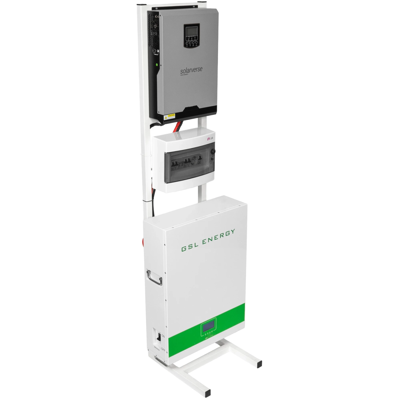 Система зберігання енергії Solarverse SVP24-1SV3K1-LGS5.12K2-1 3kW 5.12kWh 1BAT LiFePO4 6500 циклів - Фото 2