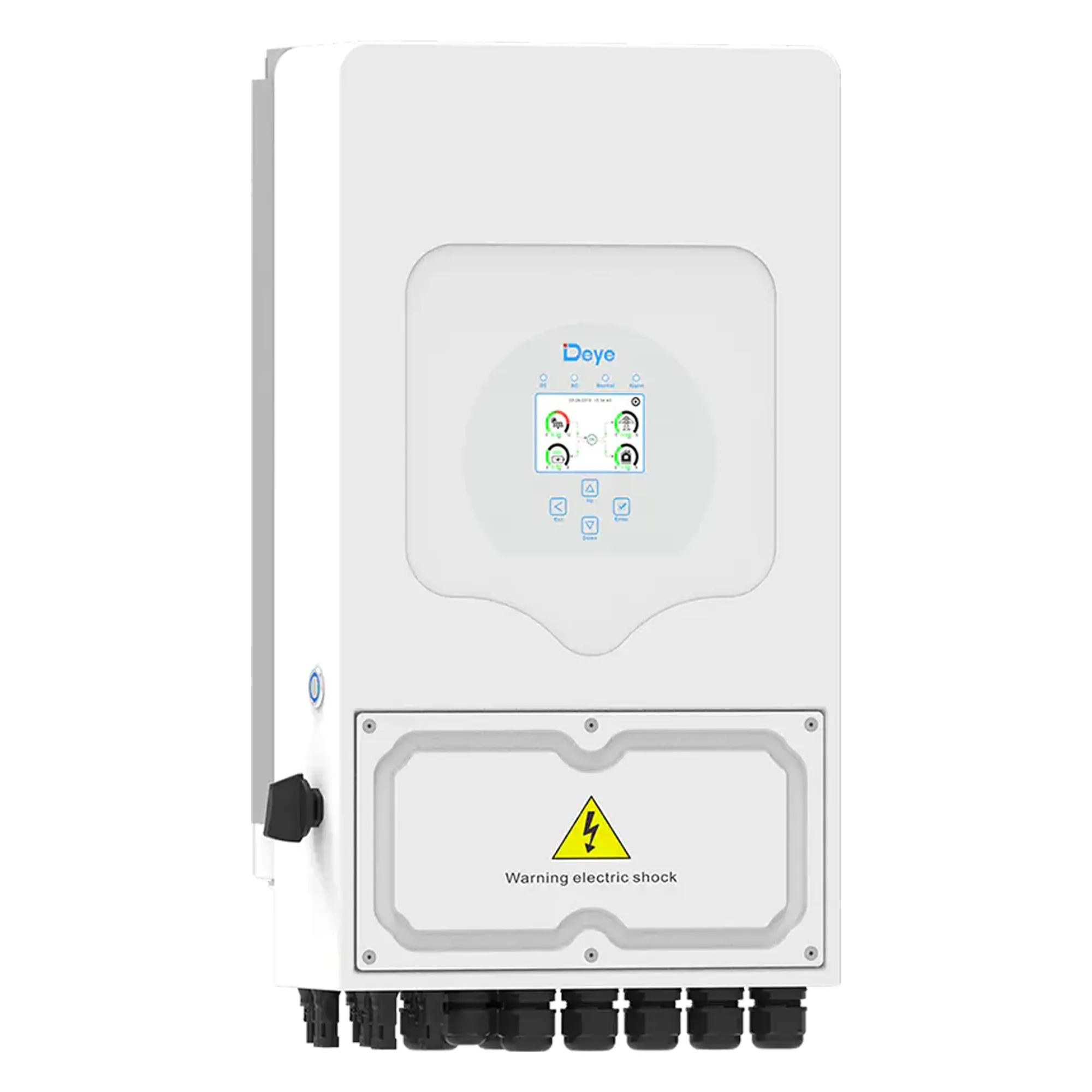 Гибридный инвертор DEYE SUN-8K-SG05LP1-EU-AM2-P 8KW 48V 2 MPPT 220V Однофазный - Фото 2