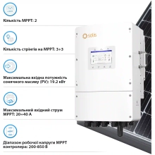 Система хранения энергии Solis SV-3SL12K1-LDY14.34K1 12kW 14.336kWh 1BAT LiFePO4 6000 циклов - Фото 4