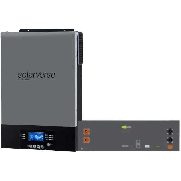 Купити Система зберігання енергії Solarverse SV-1SV6K2-LES5.1K1 6kW 5.1kWh 1BAT LiFePO4 6000 циклів (SV-1SV6K2-LES5.1K1) - фото 2