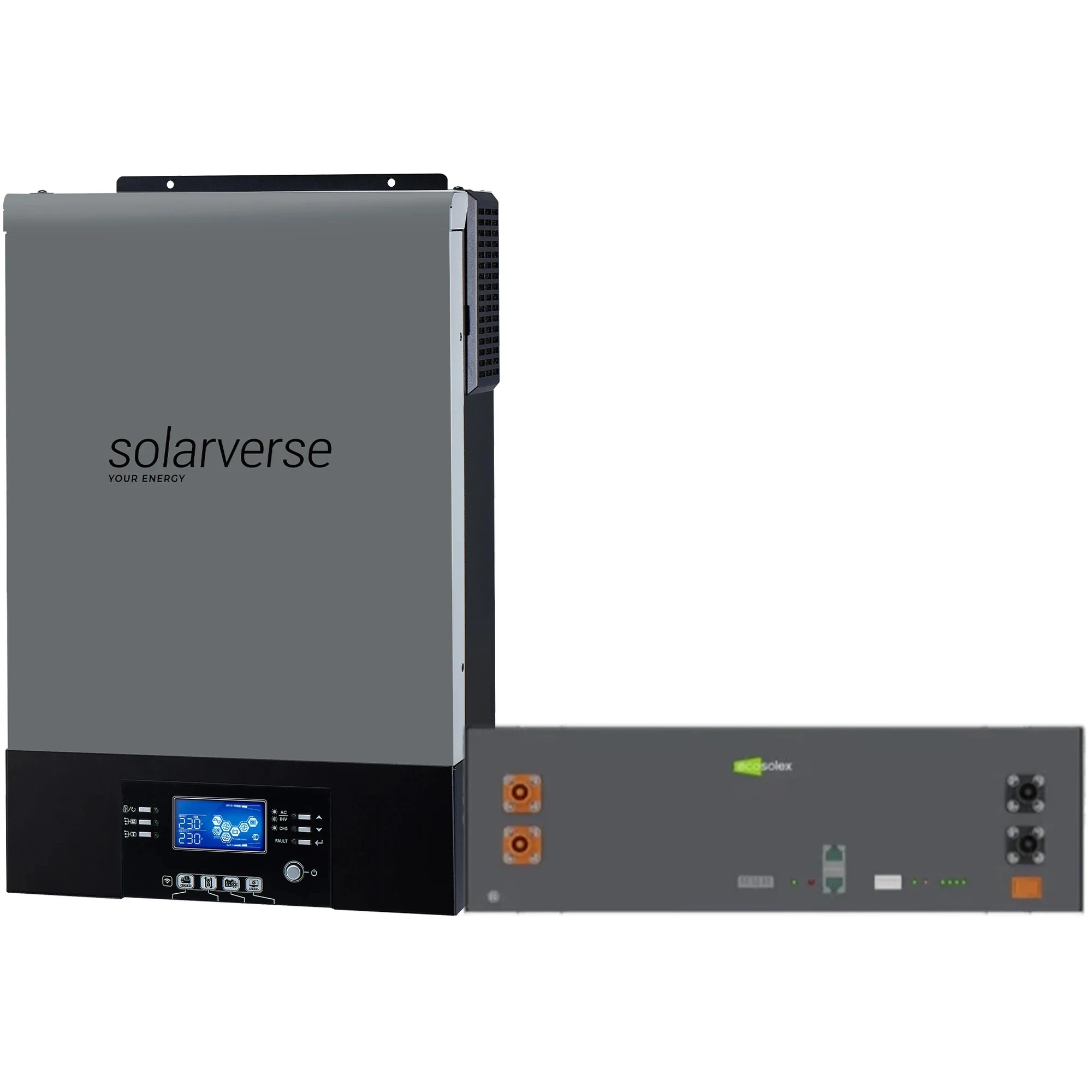 Купити Система зберігання енергії Solarverse SV-1SV6K2-LES5.1K1 6kW 5.1kWh 1BAT LiFePO4 6000 циклів (SV-1SV6K2-LES5.1K1) - фото 2