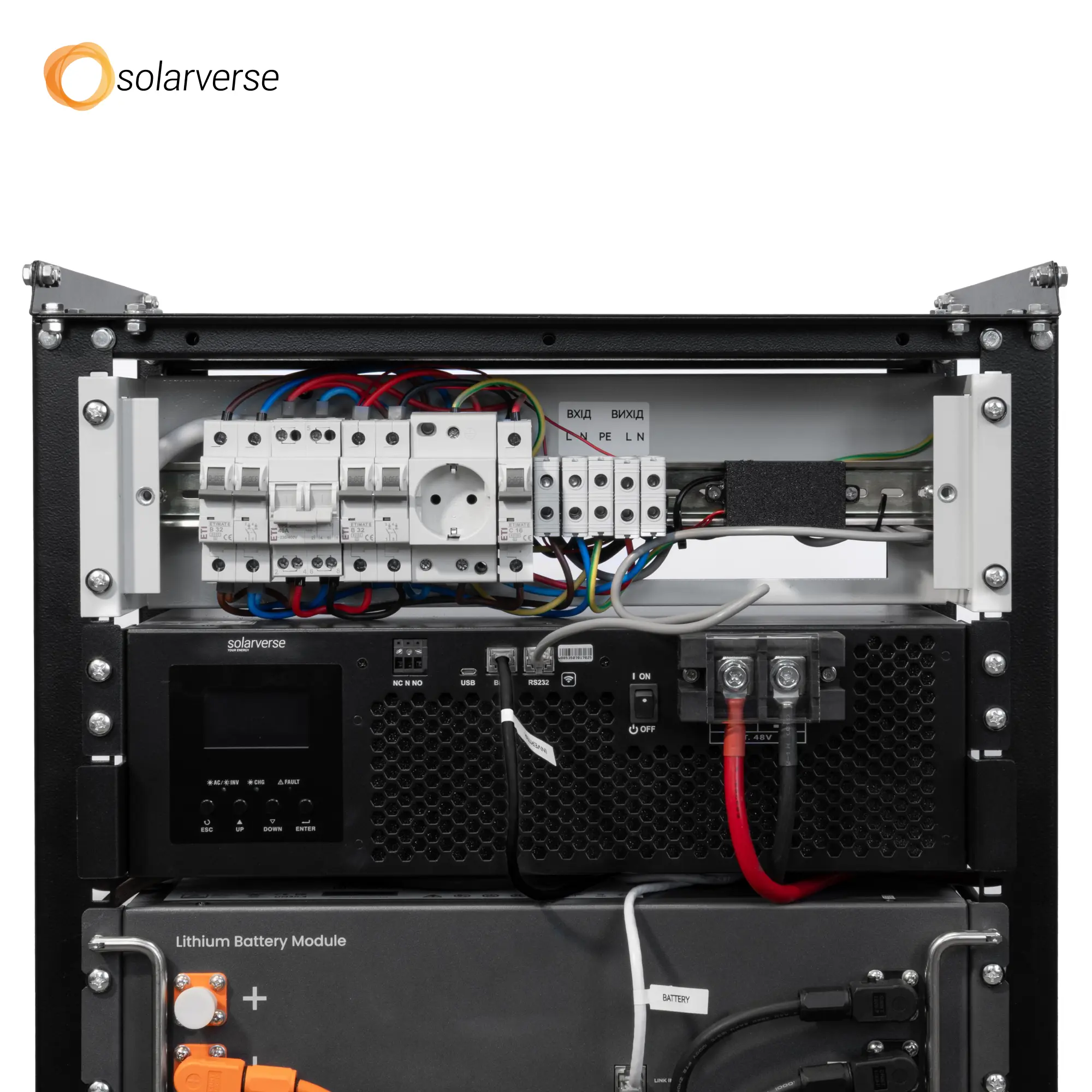 Купити Система зберігання енергії Solarverse SVR20-1SV5K1-LES5.1K1-1 5kW 5.1kWh 1BAT LiFePO4 6000 циклів (SVR20-1SV5K1-LES5.1K1-1) - фото 11