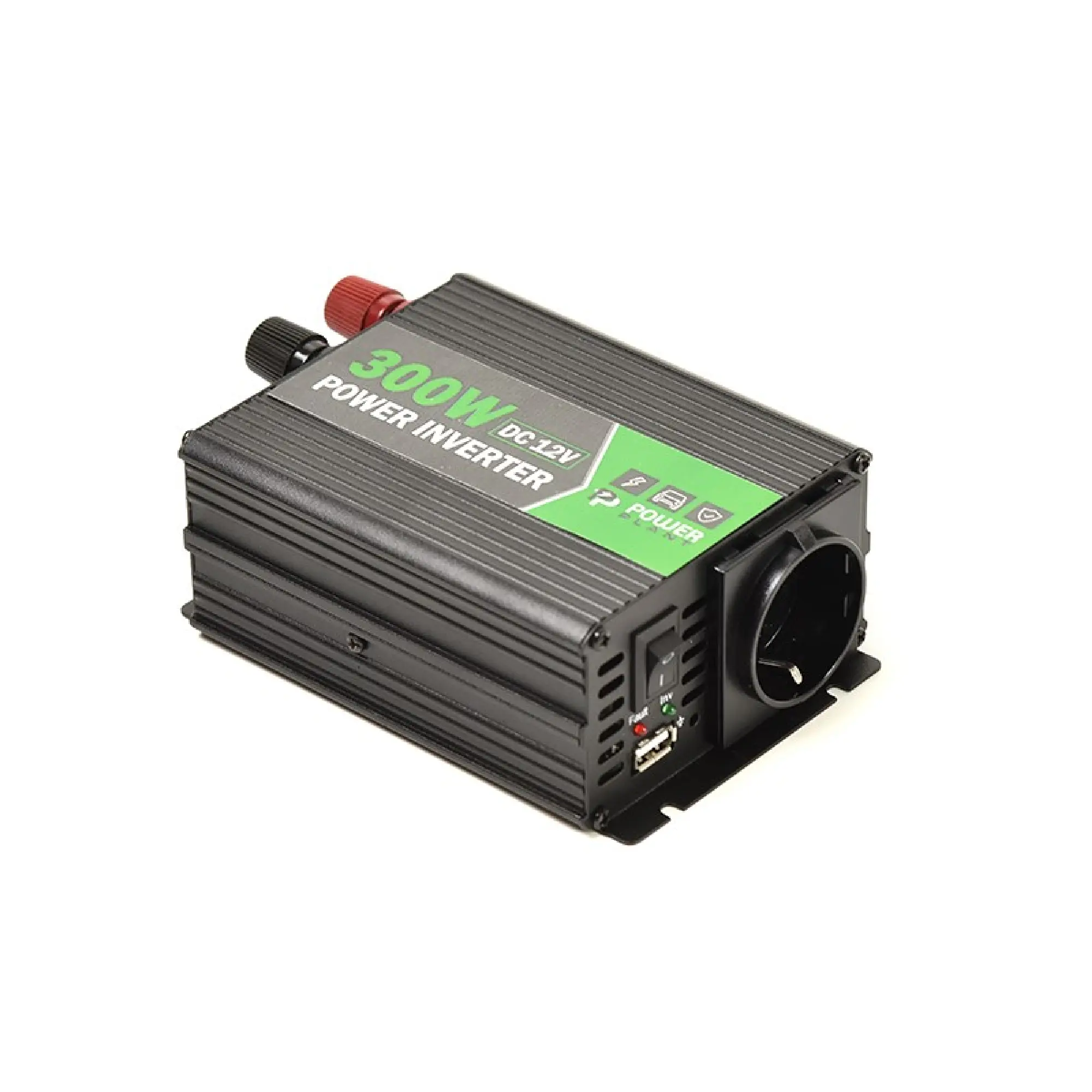 Автомобільний інвертор PowerPlant HYM300-122, 12V - Фото 2