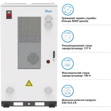 Купить Блок батарей DEYE GE-F256 256kWh, 820V, 314Ah, LiFePO4 (GE-F256-BC-2-A3) - фото 2