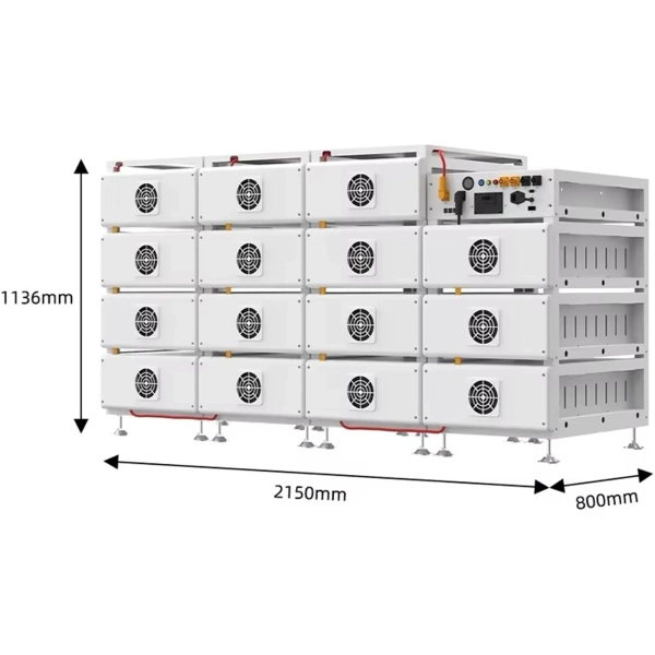 Купити Стійка для 15 батарей DEYE BOS-B RACK-BOS-B (RACK/BOS-B-PDU-2) - фото 3