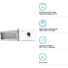Купить BMS для батарей Solis FlexCore-ID 200-1000Vdc 250A (FlexCore-ID-CB250A) - фото 2