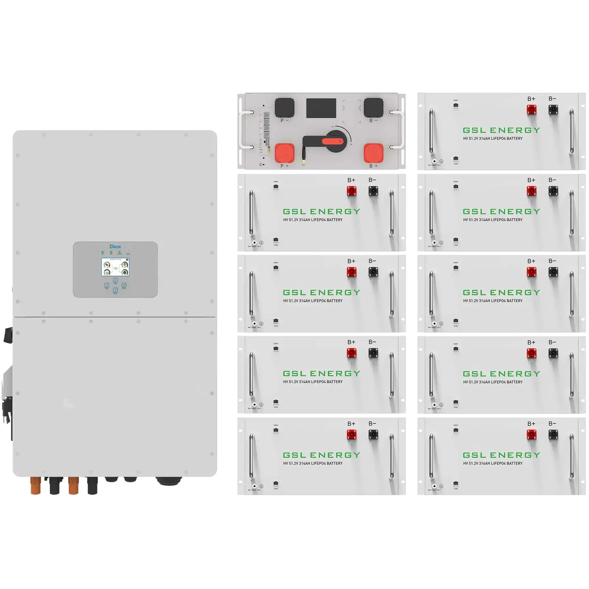 Купити Система зберігання енергії DEYE SV-3DE50K1-HGS144K1-1 50kW 144.7kWh 1BAT LiFePO4 ≥10000 циклів - фото 1