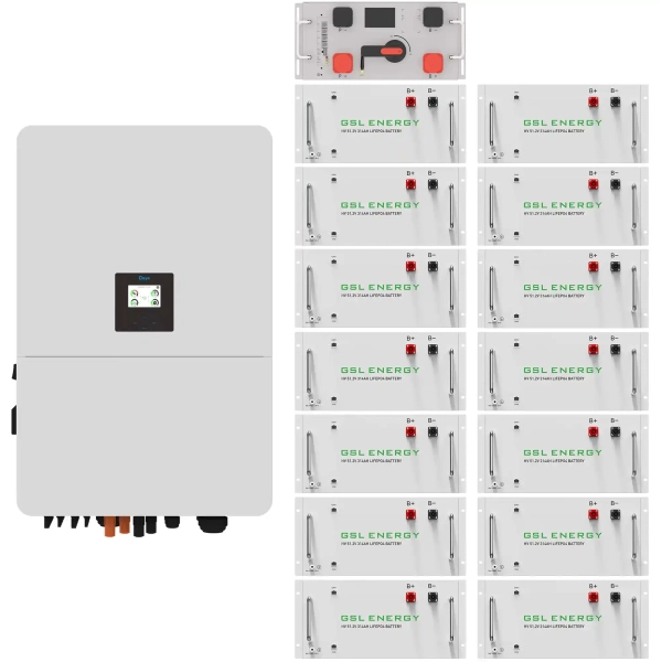 Купити Система зберігання енергії DEYE SV-3DE80K1-HGS240K1-1 80kW 241.2kWh 1BAT LiFePO4 ≥10000 циклів - фото 1