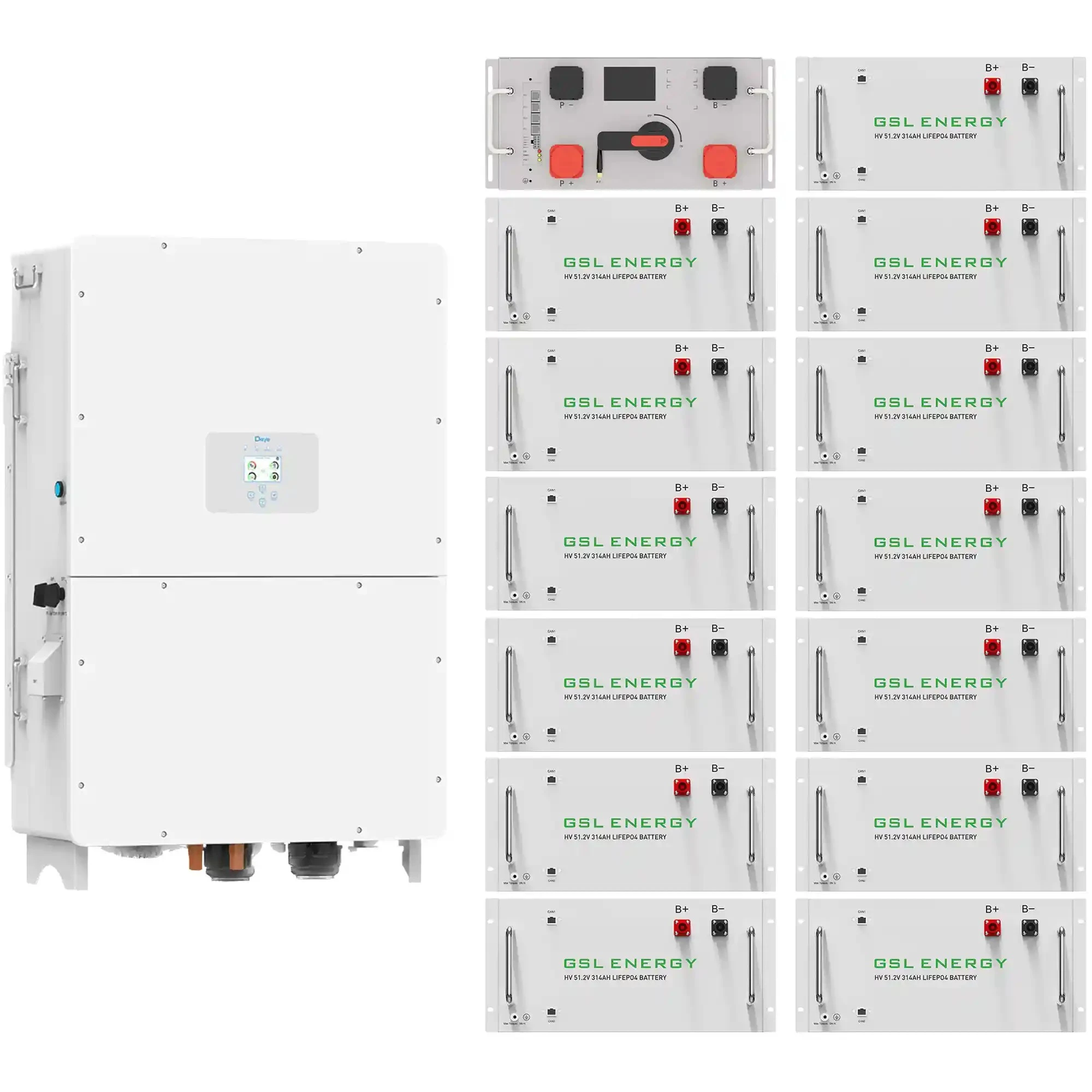 Купити Система зберігання енергії DEYE SV-3DE100K1-HGS209K1-1 100kW 209kWh 1BAT LiFePO4 ≥10000 циклів - фото 2