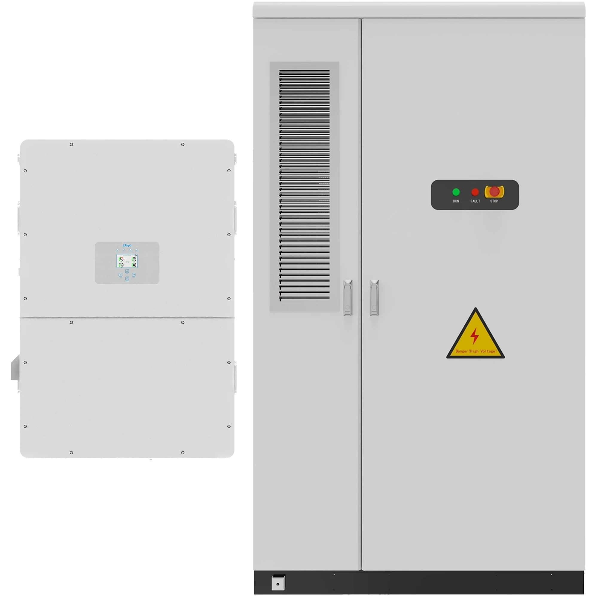 Купити Система зберігання енергії DEYE SV-3DE125K1-HGS418K1-1 125kW 417.6kWh 1BAT LiFePO4 ≥ 8 000 циклів - фото 1