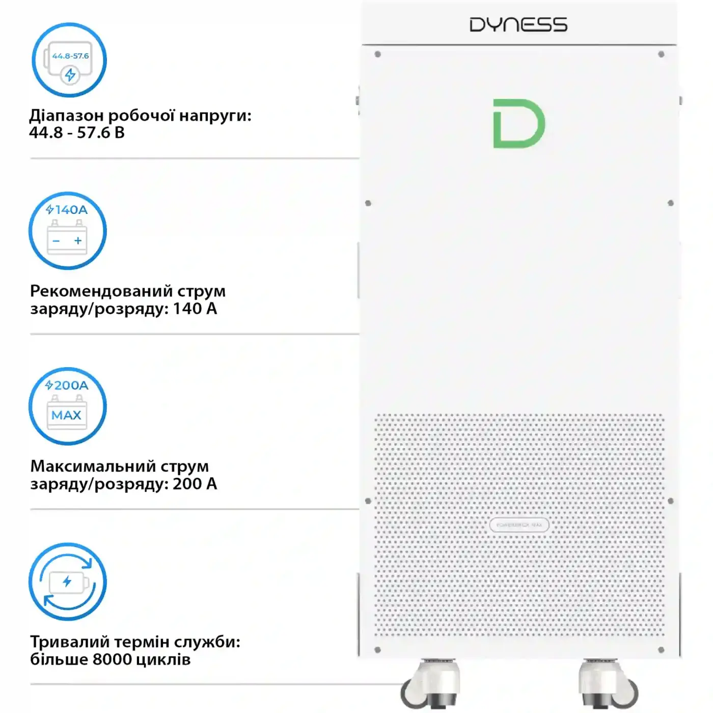 Купити Акумуляторний модуль Dyness PowerBrick Max 51.2V 314Ah 16.07kWh (PowerBrick Max) - фото 4