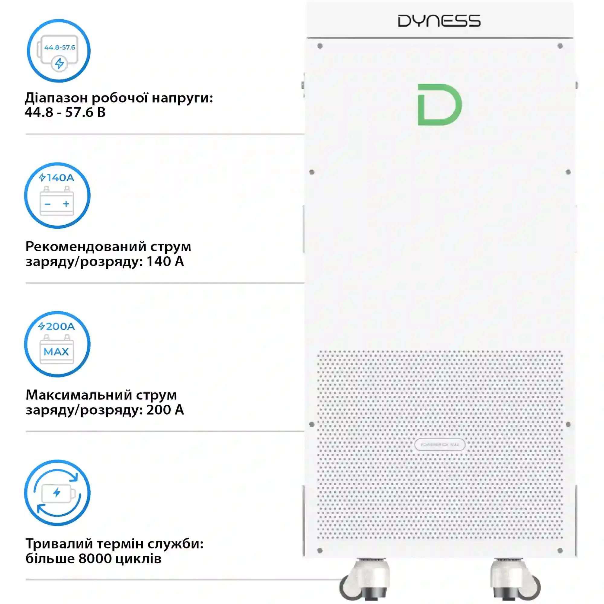 Купити Акумуляторний модуль Dyness PowerBrick Max 51.2V 314Ah 16.07kWh (PowerBrick Max) - фото 4