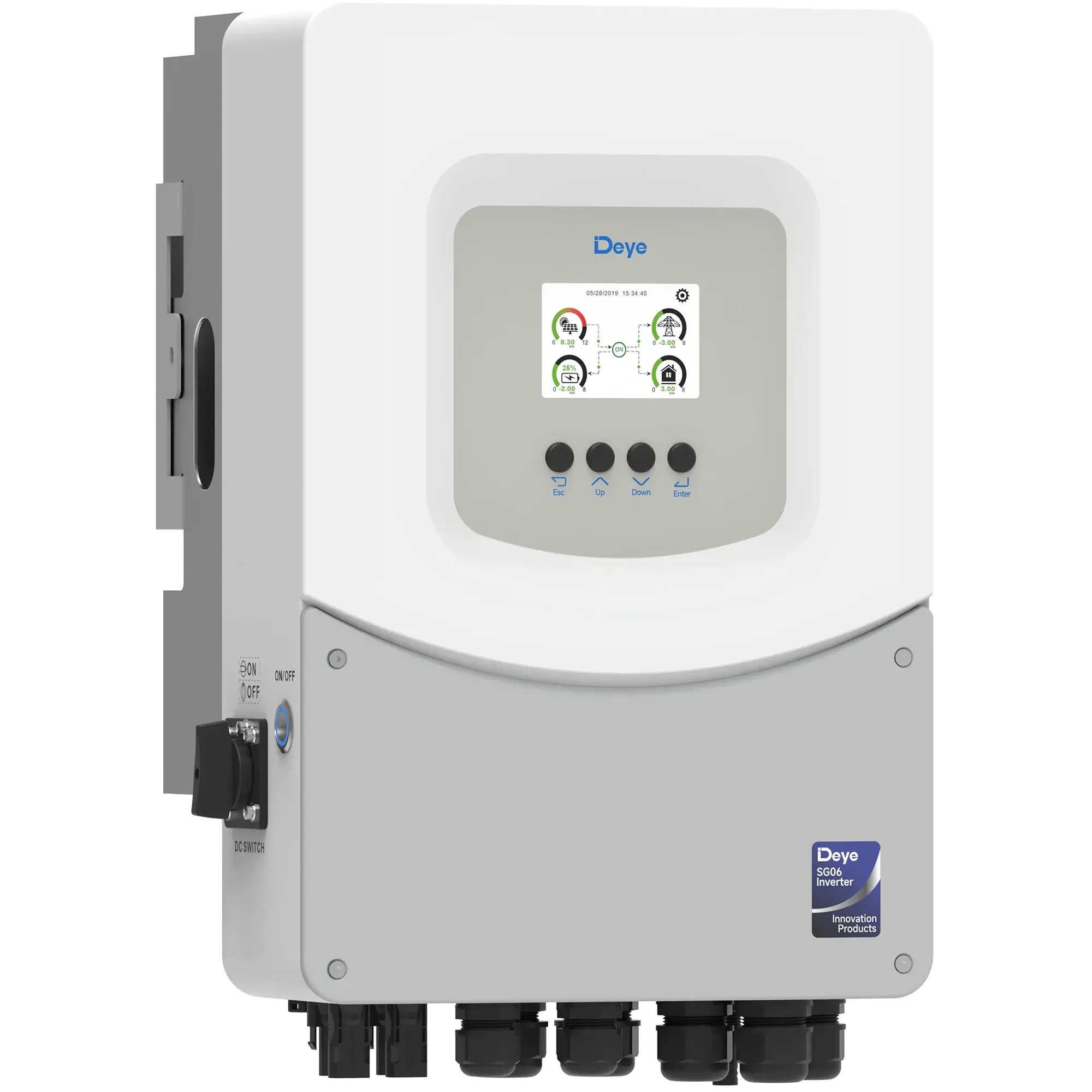 Купити Гібридний інвертор DEYE SUN-3K-SG06LP1-24-EU-BM1 3kW 24V 1 MPPT 220V Однофазний (SUN-3K-SG06LP1-24-EU-BM1) - фото 2