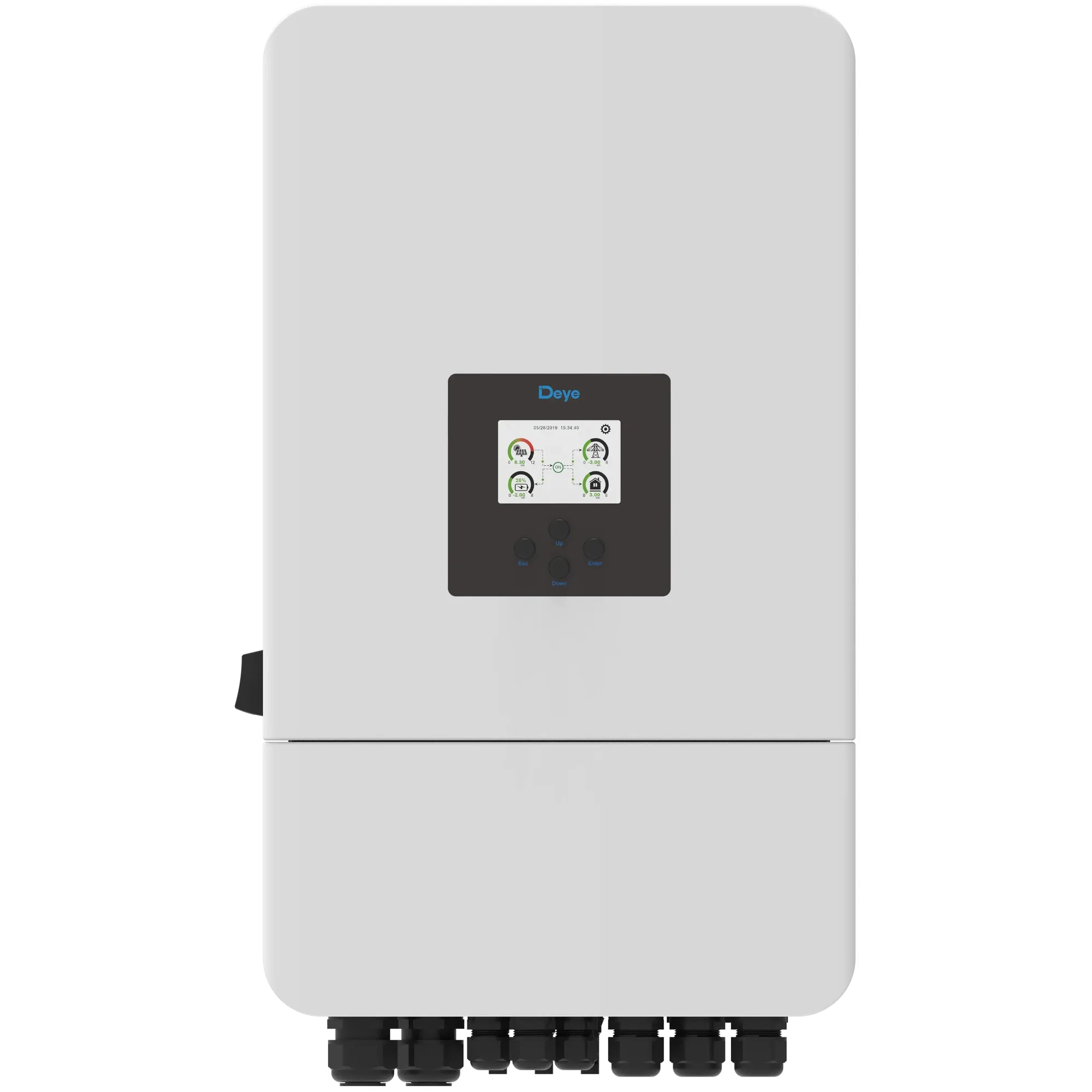 Купити Гібридний інвертор DEYE SUN-6K-SG05LP3-EU-SM2 6KW 48V 2 MPPT Wi-Fi 220/380V Трифазний (SUN-6K-SG05LP3-EU-SM2) - фото 1