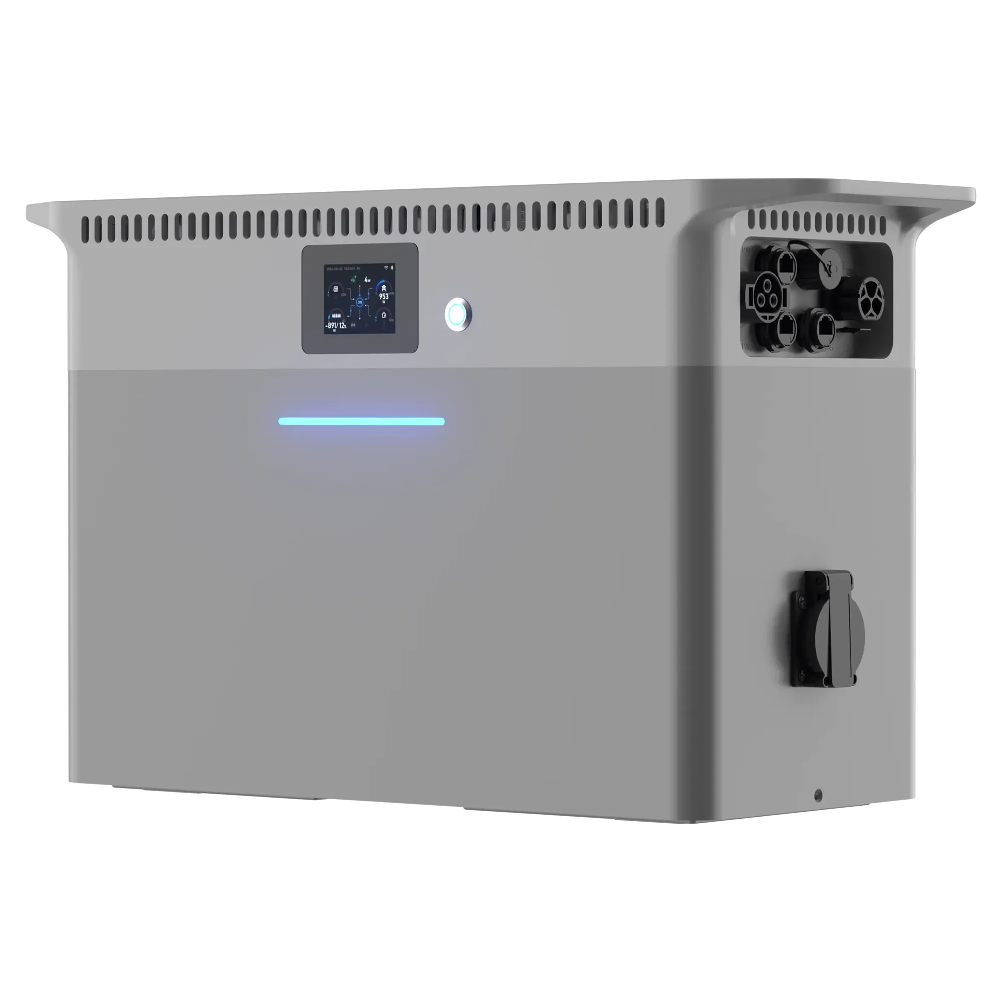 Купити Мікрогібридна система збереження енергії DEYE SUN-BK250 2.5kW 2.56kWh LiFePO4 51.2V 4 MPPT 220/230V Однофазна (SUN-BK250-2.56KWH-EU-AM4-18L) - фото 2