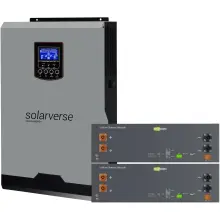 Купити Система зберігання енергії Solarverse SV-1SV5K2-LEC10K1-1 5kW 10.2kWh 2BAT LiFePO4 ≥6000 циклів - фото 1