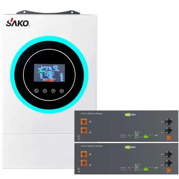 Купити Система зберігання енергії SAKO SV-1SN6.2К1-LEC10K1-1 5kW 10.2kWh 2BAT LiFePO4 ≥6000 циклів - фото 1