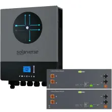 Купити Система зберігання енергії Solarverse SV-1SV8K1-LEC10K1-1 8kW 10.2kWh 2BAT LiFePO4 ≥6000 циклів - фото 1